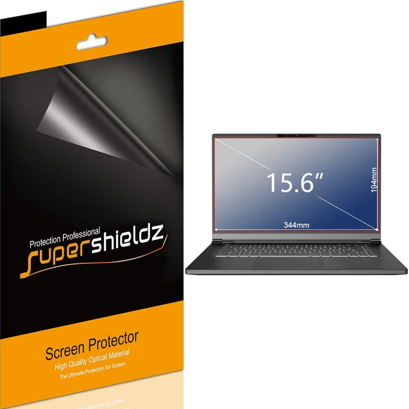 Supershieldz (3 Pack) Designed for Dell Inspiron 15, Lenovo Ideapad 15, HP Pavilion 15, Envy 15, MSI GV62 and Chromebook 15.6 inch Screen Protector Anti Glare and Anti Fingerprint (Matte) Shield - Image 1
